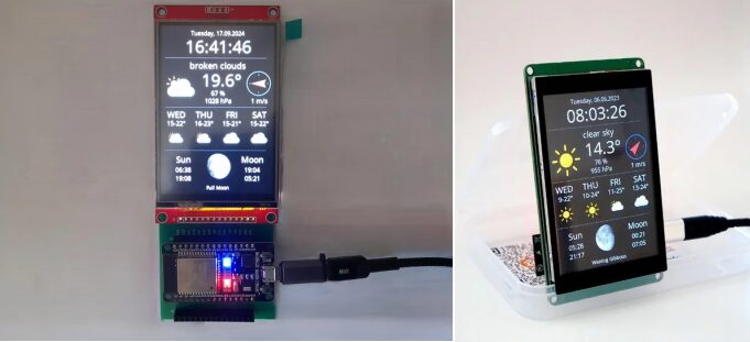 2. Weather Clock Arduino ESP32 _ 8 Steps